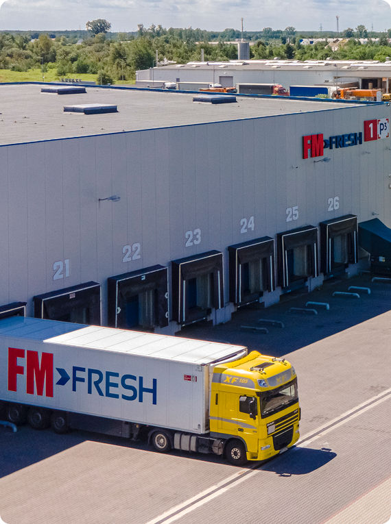 Transporting-fresh-products - truck + warehouse FM Fresh - thumbnail image