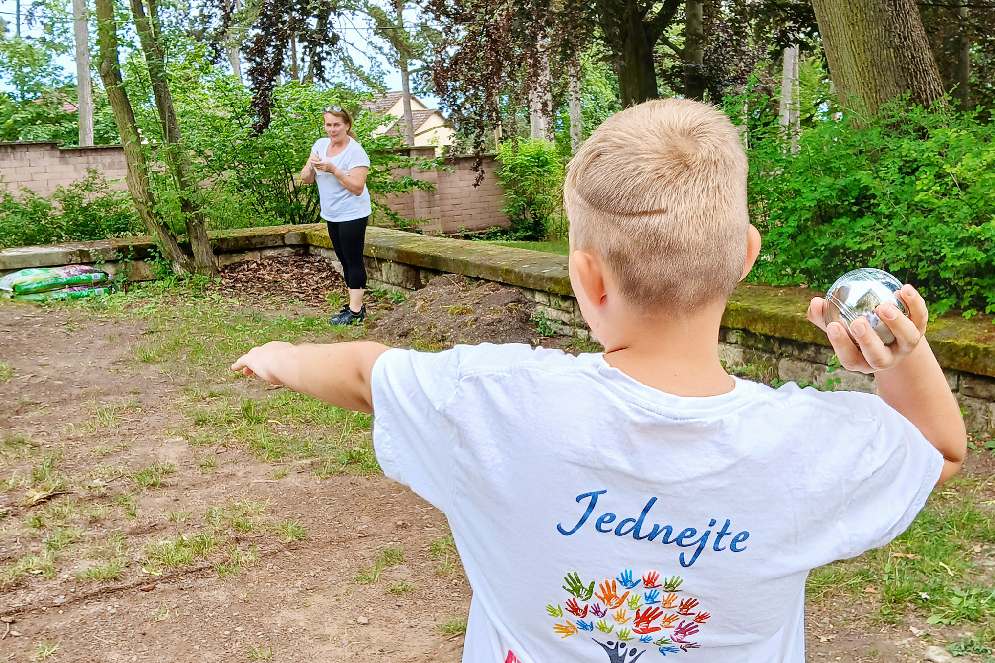 Petanque activity on International Children’s Day